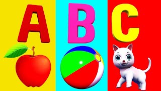 ABC Song with Balloons and Animals  CoComelon Nursery Rhymes amp Animal Songs Kids India TV [upl. by Yojenitsirk]