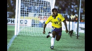 Brasil 2 x 0 Uruguai Eliminatorias 93 1º Gol de Romário Fiori Gigliotti [upl. by Olen640]