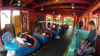 Goofys Barnstormer queue and ride at Mickeys Toontown Fair Magic Kingdom Walt Disney World [upl. by Brice]