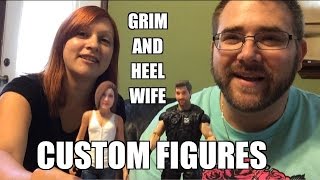 Custom GRIM and HEEL WIFE face scans for WWE Figures [upl. by Carnes]