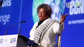 Speech Mia Mottley Prime Minister of Barbados at the Opening of the COP26 World Leaders Summit [upl. by Mullen]