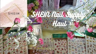 SHEIN Nail Supply Haul with links [upl. by Enilec]