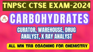 CARBOHYDRATES GLUCOSE fructose sucrose Raffinose  TNPSC chemistry ans key with Discussion [upl. by Elsworth]