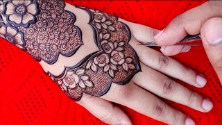 Wedding special mehndi design  bridal mehndi design  back hand mehndi design [upl. by Riggs]