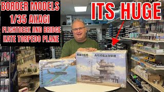 Preview The MASSIVE 135 Akagi Flightdeck and Bridge W 135 Kate Torpedo Bomber [upl. by Llesirg]