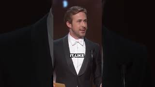 Ryan Gosling and Russell Crowe FIGHT while presenting the best adapted screenplay Oscar shorts [upl. by Anitsuj324]