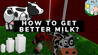 🥛HOW TO GET BETTER MILK🥛 Welcome to Farmtown 2 [upl. by Solakcin87]