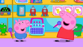 Toy Shop Karaoke 🎶 Best of Peppa Pig Tales 🐷 Cartoons for Children [upl. by Anemaj304]