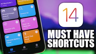 Best iOS 14 Shortcuts  You MUST Have [upl. by Morrie]