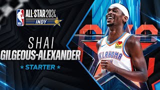 Best Plays From NBA AllStar Starter Shai GilgeousAlexander  202324 NBA Season [upl. by Akineg]