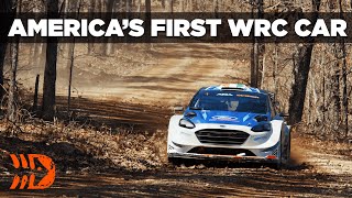 First Modern WRC Car In America  MSport Ford Fiesta WRC [upl. by Chemar]