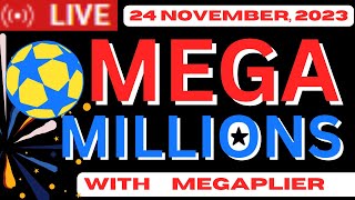 Mega Millions Lottery Nov 24 2023  Today Live Drawings Results  Tonight Winning Numbers [upl. by Aneerehs786]