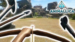 MAKING WEAPONS AND TOOLS Animallica Gameplay Ep 2 Early Access [upl. by Cosenza]