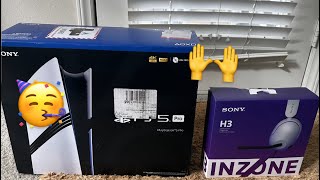 PS5 Pro UnBoxing amp Sony H3 InZone Review [upl. by Einallem89]