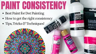 Beginner Tutorial  Dot Art Mandala Painting Perfect Paint Consistency  Thoughtful Dots [upl. by Nnayelsel]