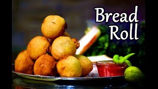 Bread Roll Recipe in Hindi  Quick Cheese Bread Roll Recipe  How to make Indian Bread Roll [upl. by Sifan]