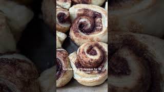 Puff Pastry Cinnamon Rolls Ready in 30 minutes No knead No rise cinnamonrolls puffpastry [upl. by Fe]