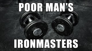 DIY Ironmaster Dumbbells w Standard Plates  Poor Mans Ironmasters [upl. by Keffer]