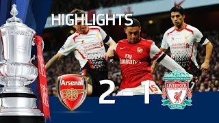 Arsenal vs Liverpool 21 FA Cup 5th Round goals amp highlights 2014 [upl. by Ahsiliw486]