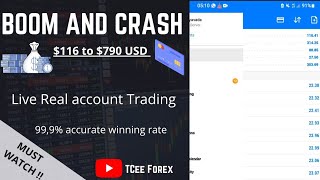 How to trade crash and boom successfully without loss boom and crash 2022 strategy approved 99 win [upl. by Atinaej]