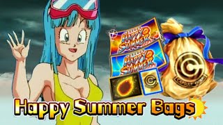 HAPPY SUMMER BAGS HOW TO GET THEM HOW DO THEY WORK amp ARE THEY WORTH IT DB LEGENDS [upl. by Kartis17]