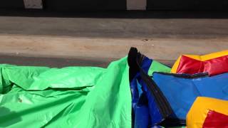 HOW TO SET UP A COMBO INFLATABLE JUMPER WITH POOL [upl. by Meletius737]