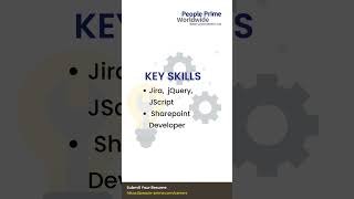 IT Jobs in India SharePoint Developer  People Prime Jobs [upl. by Kaazi]