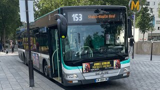 MAN Lion’s City A37 €6 9891 RATP IDFM 🇫🇷 [upl. by Rahab]