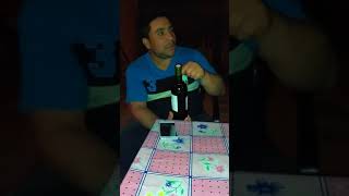 Como destapar una botella de vino sin saca corcho y utensilios [upl. by Bate]