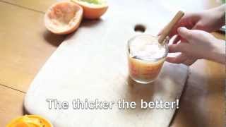 FreshSqueezed Grapefruit Juice by Vegetable Gohan [upl. by Aleahs]