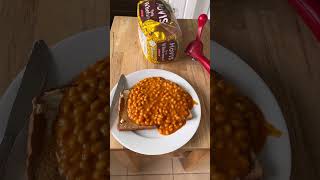 Heinz Cheesy Beans fastfood cooking [upl. by Paehpos]