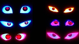 Sharingan Rinnigan Naruto Eyes 4K Motion Background 1hour No sound Animation [upl. by Fattal]