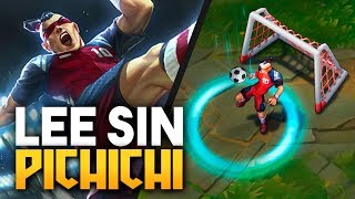 Lee Sin Pichichi In Game  Nueva Skin League of Legends [upl. by Haydon673]