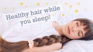 PROTECTIVE SLEEP HAIRSTYLES Haircare tips for healthy amp beautiful hair [upl. by Fauman]