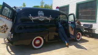 A dummy busted by a circa 1950s Police paddy wagon [upl. by Tonya]