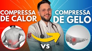 COMPRESSA QUENTE vs GELO qual é melhor para dor [upl. by Bryant]