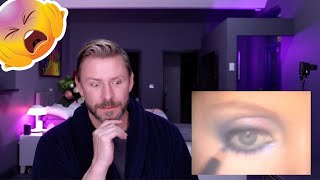 MAKEUP ARTIST REACTS DONNA MILLS THE EYES HAVE IT 80S ❤️ [upl. by Ruford]