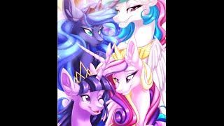 MLP Princess CelestiaLunaCadence Twilight   Tribute [upl. by Ellyn]