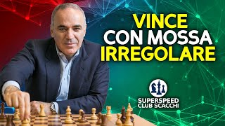 Kasparov Batte Karpov Con Mossa Irregolare  Vicenda Surreale [upl. by Aihsiek]