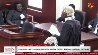 Vacant seats saga Supreme Court dismisses Speaker’s application for Justice Gaewu to recuse himself [upl. by Viola783]