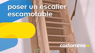 Poser un escalier escamotable Castorama [upl. by Heindrick]