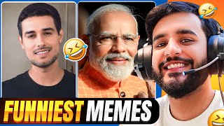 Dhruv Rathee VS Modi ji Memes are super funny😂 [upl. by Slocum]