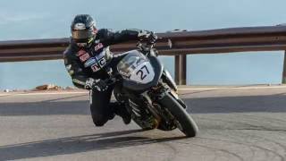 Electric Motorcycle Races for the Finish at Pikes Peak International [upl. by Enrica]