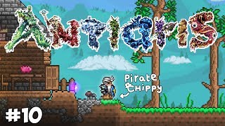 Terraria  10 Spiders and Pirates 135 Antiaris Mod Lets Play [upl. by Raney859]