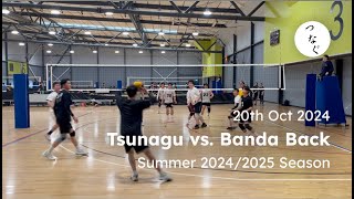 Tsunagu vs Banda Back  Summer 20242025 Season [upl. by Anirhtak653]