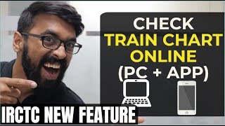 How to check train chart on IRCTC portal online Check available seats [upl. by Idnahc]