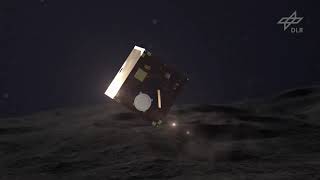 MASCOT on Asteroid Ryugu  Landing and Instruments Detailed in Animation [upl. by Linneman]