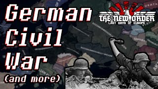 HOI4 Timelapse TNO  German Civil War  Eastern Einheitspakt Revolts [upl. by Uhile]