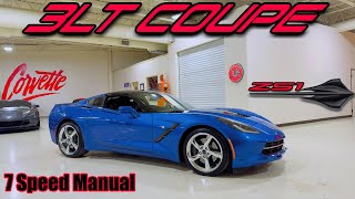 2014 Laguna Blue Premier C7 Stingray at Corvette World [upl. by Yirinec]