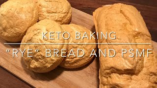 Keto Baking  PSMF and “Rye” bread PSMF Eggwhitebread [upl. by Roze]